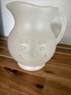 Vintage Kool-Aid Smiley Face Pitcher —